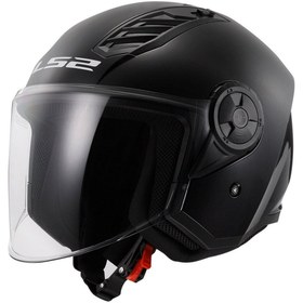 Resim LS2 Airflow 2 Siyah Motosiklet Kask ( S ) Beden 