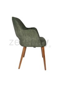 Resim Zerenay Oskar Kollu Ahşap Sandalye 