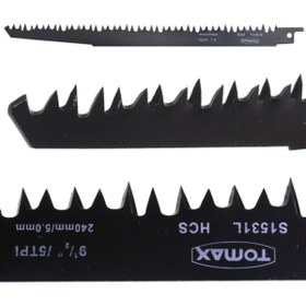 Resim Tomax S1531L Hcs Ahşap Kesme Tilki Kuyruğu Testeresi 240 MM 