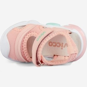 Resim Vicco Soft Işıklı Kız Okul Öncesi Pudra Sandalet 