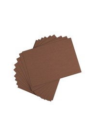 Resim Sanatsal Kağıt 50x70 Keçe Tabaka 10'lu Kahverengi Kağıt Ürünleri 