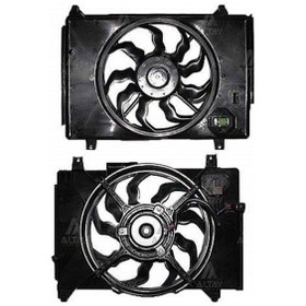 Resim Esse Otomotiv Accent Era 06-11 Dizel Klimali Fan Radyatör - KLE-348520 - 25380-1E350 