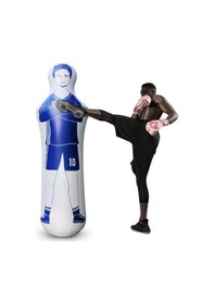 Resim Şişme Baraj Adamı 160cm - Şişme Antrenman Kuklası Mavi Mavi 