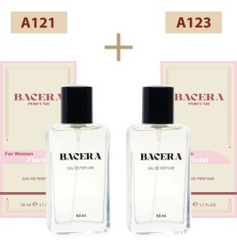 Resim Bacera Perfüme Bacera A121 Floral Kadın Parfüm 50ML Edp A123 Floral Kadın Parfüm 50ML Edp 