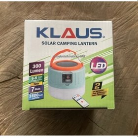 Resim Klaus Pro Solar Kamp Lambası Güneş Enerjili Kamp Lambası Kumandalı 10saat Beyaz 