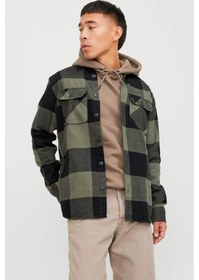 Resim Erkek Jack & Jones Rahat Kalıplı Ceket - Yeşil Yeşil 