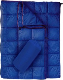 Resim Lantian Seyahat Battaniyesi Açık Pelerin Uyku Tulumu Su Geçirmez Sıcak Pelerin Klasik Yaz Çok Amaçlı Neme Dayanıklı İpek Pamuklu Klimalı Battaniye Lacivert 