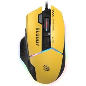 Resim A4-Tech Bloody W95 Max SPO LIME 12KCPI OPT RGB-UC3 Oyuncu Mouse Lacivert 