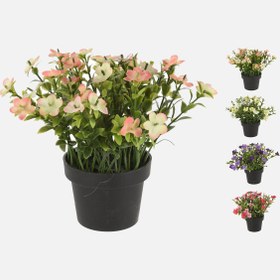 Resim Saksıda Yapay Çiçek 