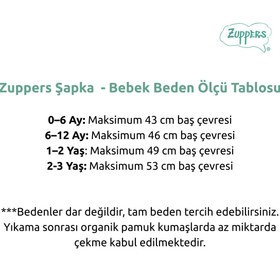 Resim Zuppers Organik Pamuk Müslin Bebek Şapkası - Leylak 