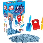 Resim 03691 BLUE KINETIC PLAY SAND WITH ACCESSORIES 1000 GR 