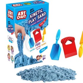 Resim 03691 BLUE KINETIC PLAY SAND WITH ACCESSORIES 1000 GR 