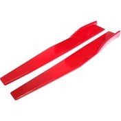 Resim Besthome1 Kırmızı Abs Yan Etek Takımı - 74.5cm, Spor Otomobil Uyumlu, Evrensel Boyut 