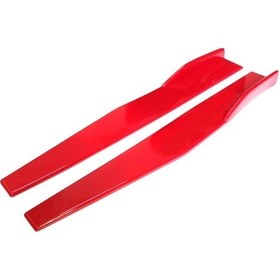 Resim Besthome1 Kırmızı Abs Yan Etek Takımı - 74.5cm, Spor Otomobil Uyumlu, Evrensel Boyut 