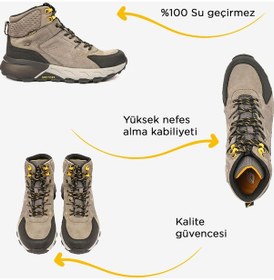 Resim Greyder Erkek Koyu Gri Hakiki Deri Su Geçirmez Outdoor Bot 5k1gb16342 51229 K Grı 
