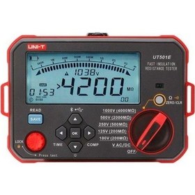 Resim Uni-t Ut501e İzolasyon Meğeri - İzolasyon Dirençi Ölçer 