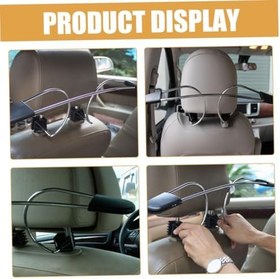 Resim Araba Askısı Araba Giysi Rafı Kafalık Elbise Askısı Araba Aksesuarları Araba Koltuğu Elbise Askısı Araç Arka Koltuk Askısı Araba Koltuğu Arka Askı Araba Elbise Askısı Krom 