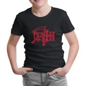 Resim Death - Logo 3 Siyah Çocuk Tshirt 