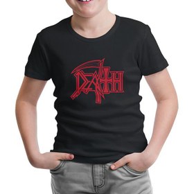 Resim Death - Logo 3 Siyah Çocuk Tshirt 