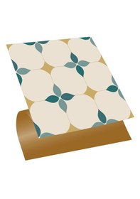 Resim Tink Kendinden Yapışkanlı Zümrüt Çiçeka Desenli Pvc Karo 30x30 Cm 