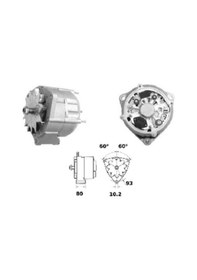 Resim Unıversal Alternatör 24v Daf İveco Scanıa Mercedes 2521 Kamyon 80a 112094178 İa9408 - Mahle-mg493 
