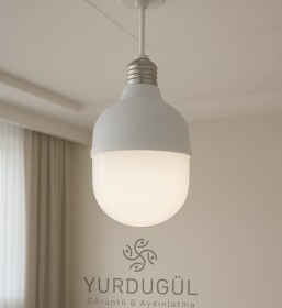 Resim 40w Touch Led Ampul 3600 Lümen E27 Duy Beyaz Işık 100-220v 