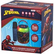 Resim Volkano Marvel Spıder-Man Bluetooth Hoparlör ve Mikrofon Kablosuz Marvel Spıderman Karaoke Seti Mikrofonlu 