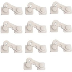 Resim Bebek Çocuk Güvenlik Dolap ve Çekmece Kilidi 10 Adet Çok Renkli 