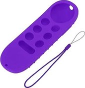 Resim Atyhao TV Remote ile için Uzaktan Kumanda Koruyucu Kılıf Silikon Kılıf Koruyucu Kapak(Mor) 