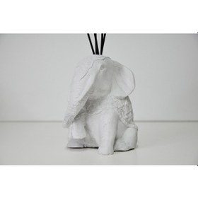 Resim Missi Gri Fil Heykel Black Vanilya Oda Kokusu 