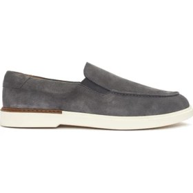 Resim Derimod Erkek Gri Süet Deri Casual Loafer 25SFD612210 