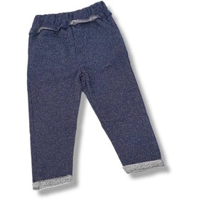 Resim BOBBY JR KİDSWEAR Kız Çocuk Eşofman Altı Beli Fırfırlı Simli Lacivert 
