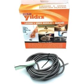 Resim Sad Şad® Lavabo ve Gider Boru Açacağı (3 Metre) 