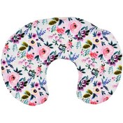 Resim Ximistore9 Yenidoğan U Şekilli Emzirme Yastığı Kılıfı - Yıkanabilir Poliester Kumaş, Mor Desenli 