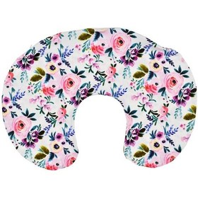 Resim Ximistore9 Yenidoğan U Şekilli Emzirme Yastığı Kılıfı - Yıkanabilir Poliester Kumaş, Mor Desenli 