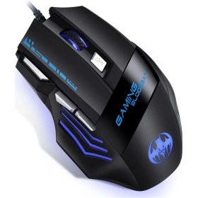 Resim Sones Gamıng Bloodbat Gm02 7 Tuşlu Usb Kablolu Optoelektronik Oyun Faresi Dijital Solunum Işıkları Faresi Diğer 