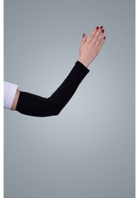 Resim Siyah Tesettür Kolluk Viskon Kumaş Düz 1001_01 Siyah 