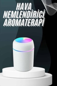 Resim teknodayım Hava Nemlendirici Buhar Makinesi Led Işıklı USB Dekoratif Nemlendirici 