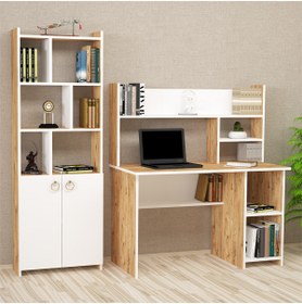 Resim Kalender Dekor Jimmy Mayra 120 Cm Çalışma Masası Takımı Jmm02 