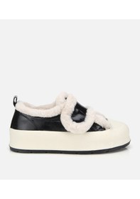 Resim Hotiç Kadın Rugan Deri Siyah İçi Kürklü Kalın Bantlı Spor Ayakkabı 01ayh316970a100 01ayh316970a100 Siyah 