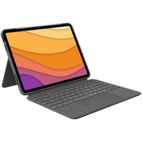 Resim logitech Combo Touch iPad Air 10.5 inç 4. Nesil ile Uyumlu Çok Yönlü Klavyeli Kılıf - Gri 