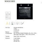 Resim Silverline Siyah 3'lü Cam Ankastre Set (3481 Flam 60+cs5349b01+bo65e1b01) 