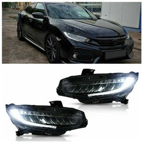 Resim Honda Civic Fc5 2019-full Led Ledli Ön Far 