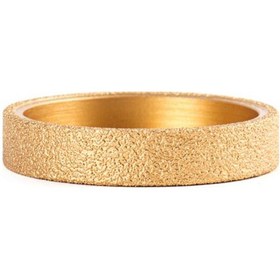 Resim Kosona Altın Renkli Lehimli Elmas Taşlama Tekerleği, Açı Taşlama Makinesi İçin 15mm Kalınlığı, 75mm Dış Çapı 