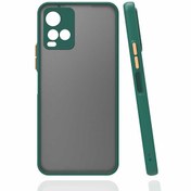 Resim Vivo Y32 Kılıf Hux Kamera Korumalı Silikon Koyu Yeşil Gpack