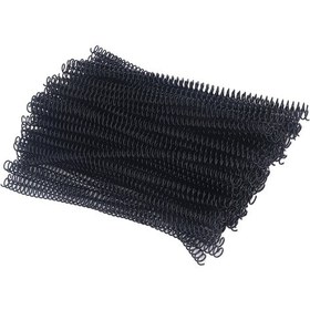 Resim Ximistore9 Plastik Spiralli Bağlama Bobinleri - 9.5mm Çap, 48 Diş, 4:1 Oran, A4 Kağıt İçin 75 Sayfa Kapasitesi, 360 Derece Dönebilen, Siyah 100 Adet 