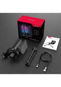 Resim Fifine Ampligame A6V Yayıncı Youtuber RGB USB Mikrofon​ 