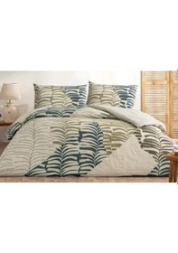 Resim Taç Çift Kişilik Nevresim Takımı Ella Kahverengi 