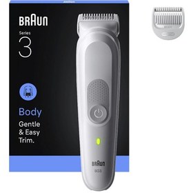 Resim Braun Vücut Tıraş Makinesi Series 3, +2 Aksesuar, Su Geçirmez, BG3500 