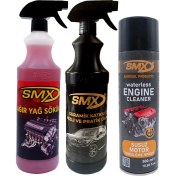 Resim Smx Ağır Yağ Sökücü/ Smx Seramik Katkılı Hızlı ve Pratik Cila/smx Susuz Motor Temizleme Spreyi 
